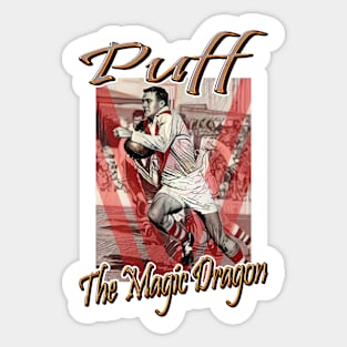 St George Dragons - Reg Gasnier - PUFF THE MAGIC DRAGON Sticker